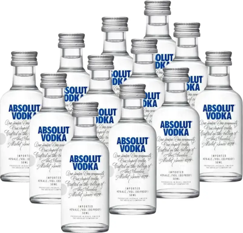 Absolut Vodka 40% Vol. 12x0,05l