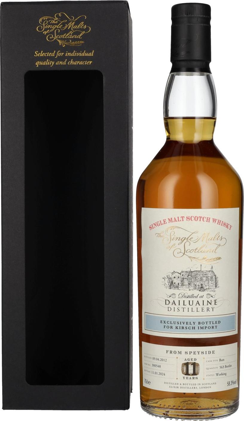 Dailuaine 11 Years Old KIRSCH IMPORT Speyside Single Malt 2012 58,3% Vol. 0,7l in Giftbox