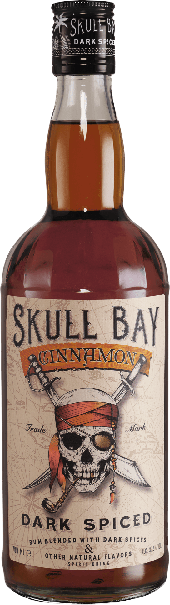Skull Bay CINNAMON Dark Spiced 37,5% Vol. 0,7l
