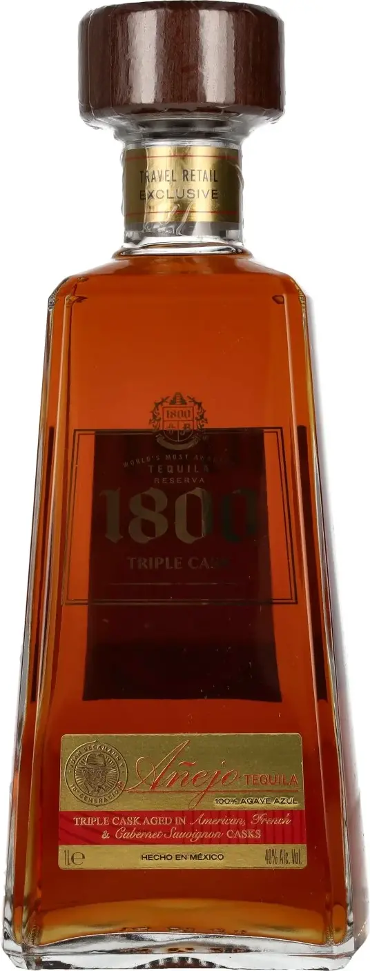 1800 Tequila AÑEJO Triple Cask 100% Agave 40% Vol. 1l