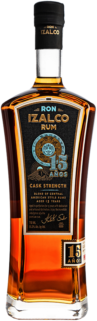 Ron Izalco 15 Años Rum CASK STRENGTH 55,3% Vol. 0,7l