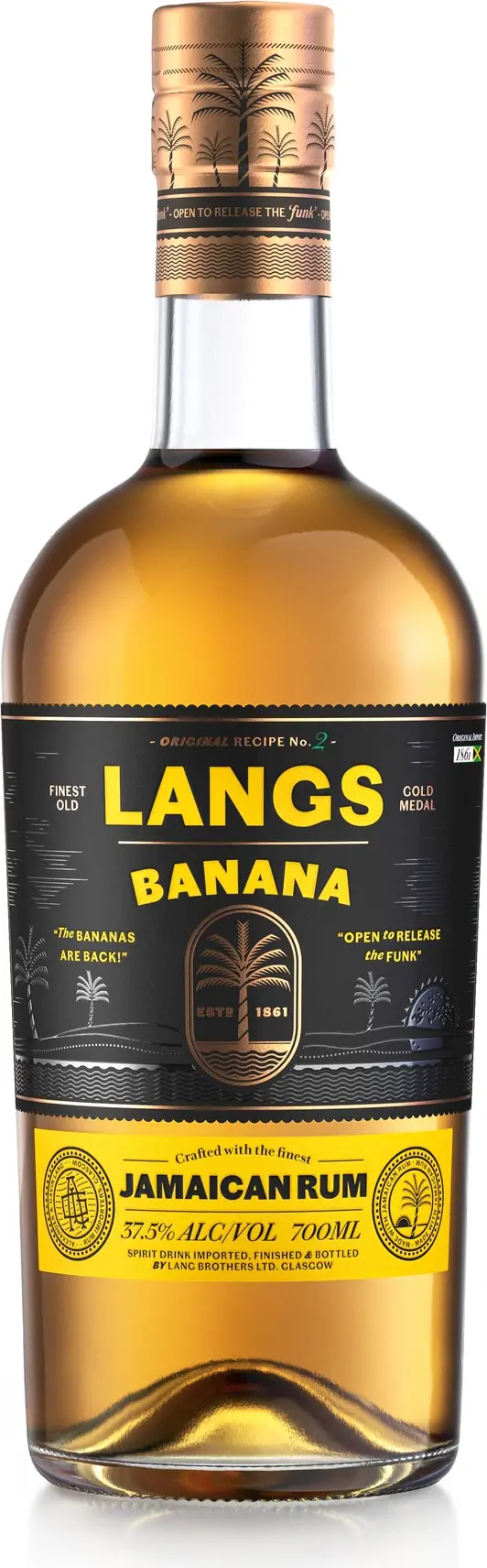 Langs Banana Rum 37,5% Vol. 0,7l