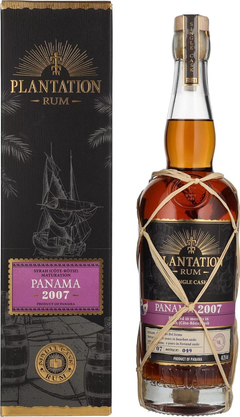 Plantation / Planteray PANAMA 2007 Syrah Cask Maturation Edition 2021 46,2% Vol. 0,7l in Giftbox