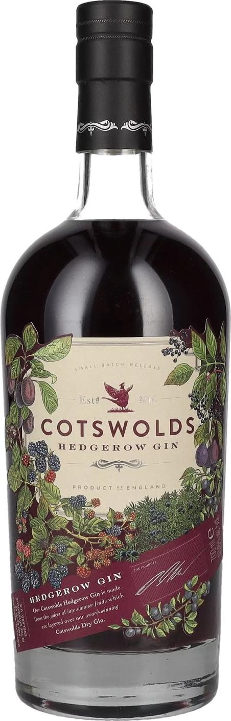 Cotswolds HEDGEROW Gin 40,6% Vol. 0,7l
