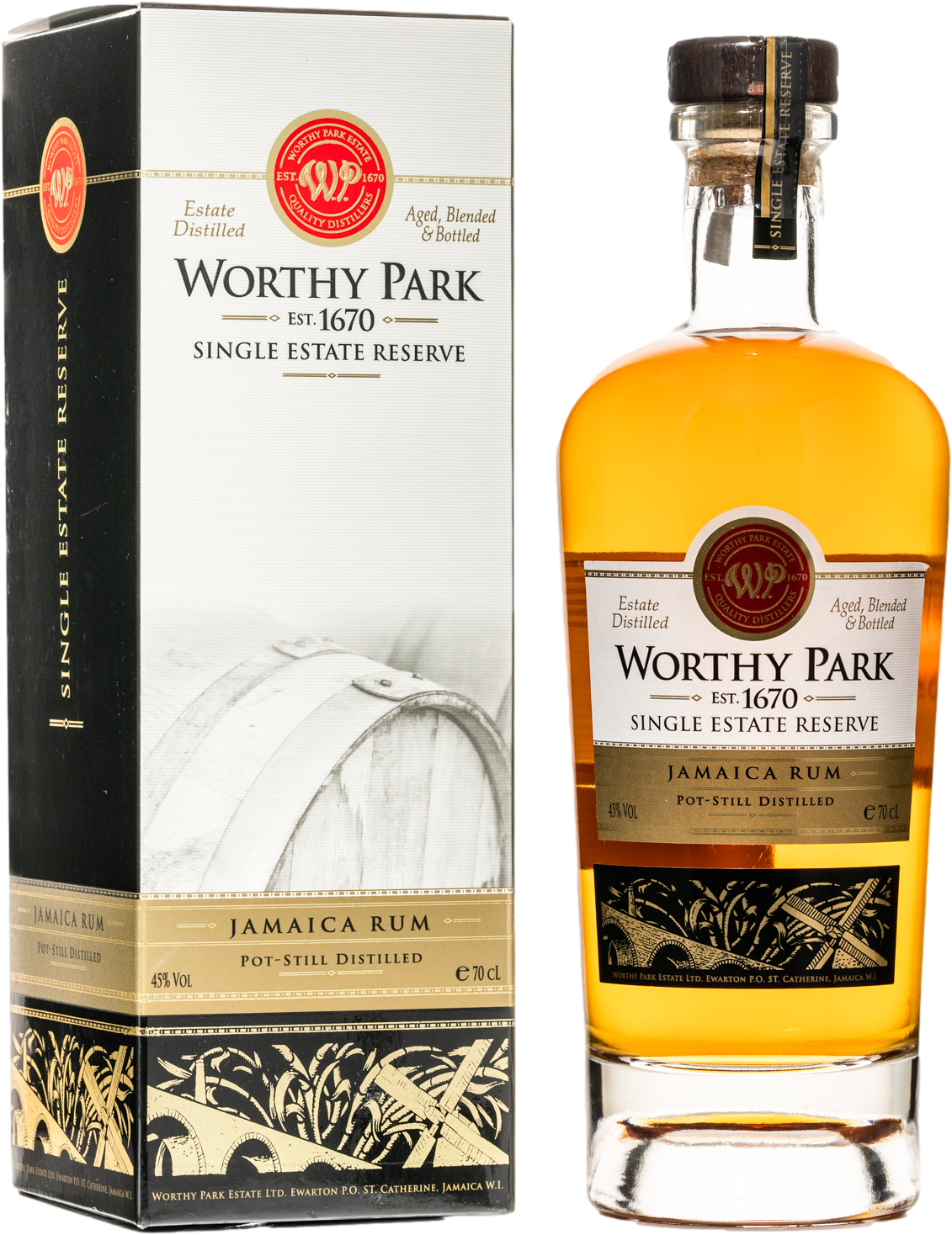Worthy Park Single Estate Reserve Jamaica Rum 45% Vol. 0,7l in Giftbox