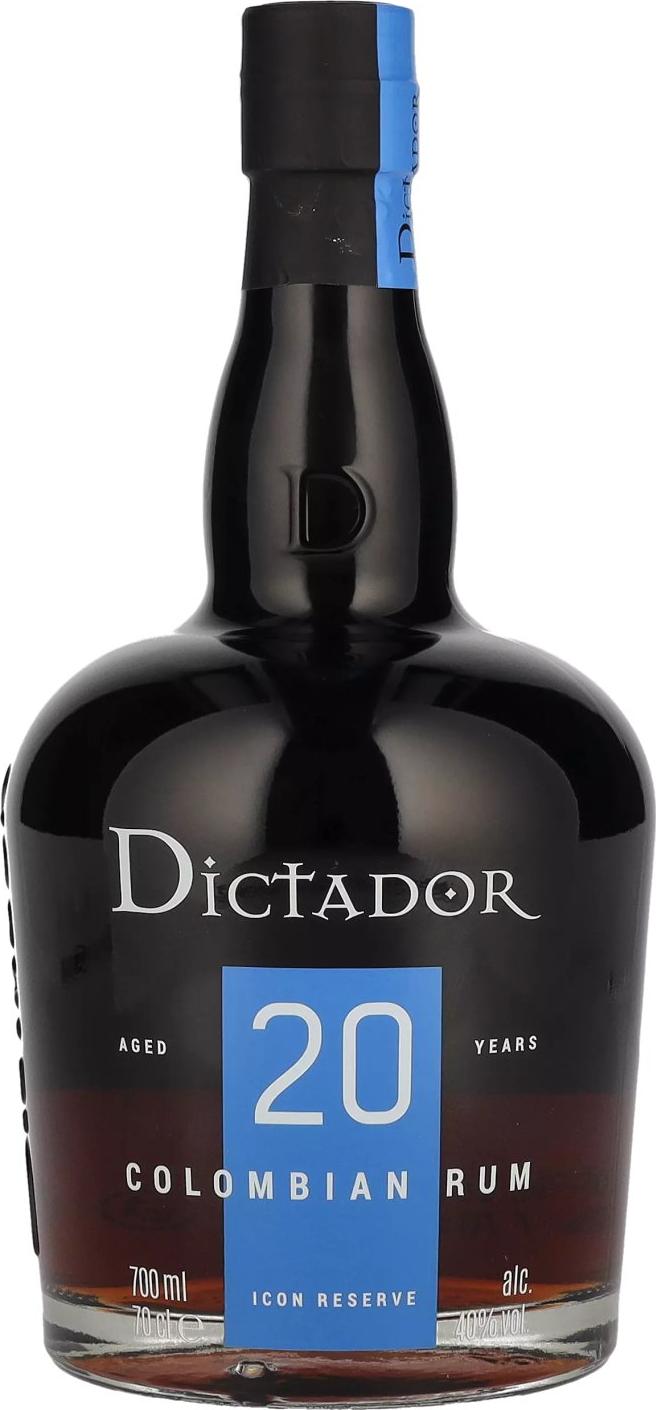 Dictador 20 YO ICON RESERVE 40% Vol. 0,7l