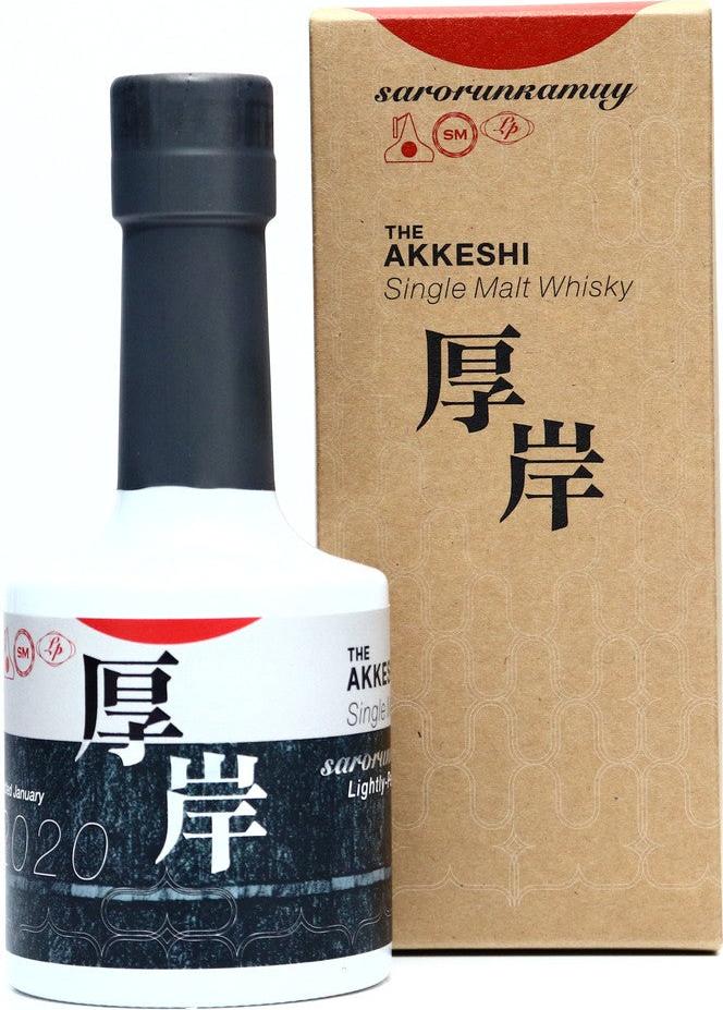 The AKKESHI Single Malt Lightly Peated Whisky 55% Vol. 0,2l in Giftbox