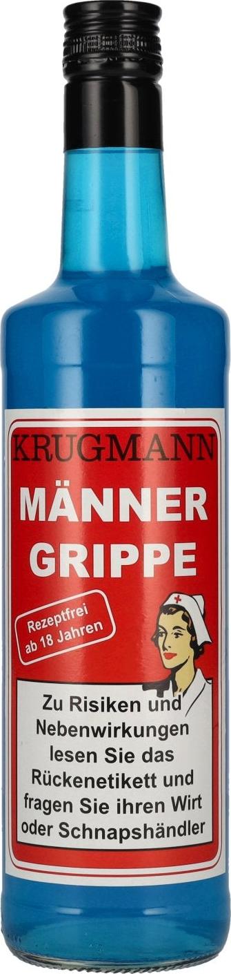 Krugmann MÄNNERGRIPPE Ice-Mint-Likör 15% Vol. 0,7l