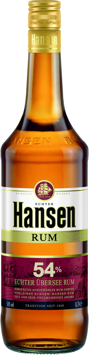 Hansen Rum Real Overseas Rum 54% Vol. 0,7l