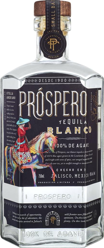 Próspero Tequila Blanco 100% De Agave by Rita Ora 40% Vol. 0,7l