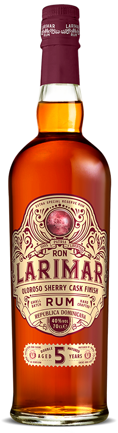 Ron Larimar 5 Years Old Small Batch Rum Oloroso Sherry Cask Finish 40% Vol. 0,7l