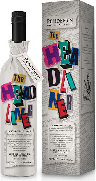 Penderyn Icons of Wales #9 - The Headliner 46% Vol. 0,7l