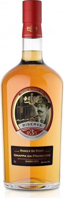 Andrea Da Ponte Grappa Riserva 3 Years Old 40% Vol. 1l