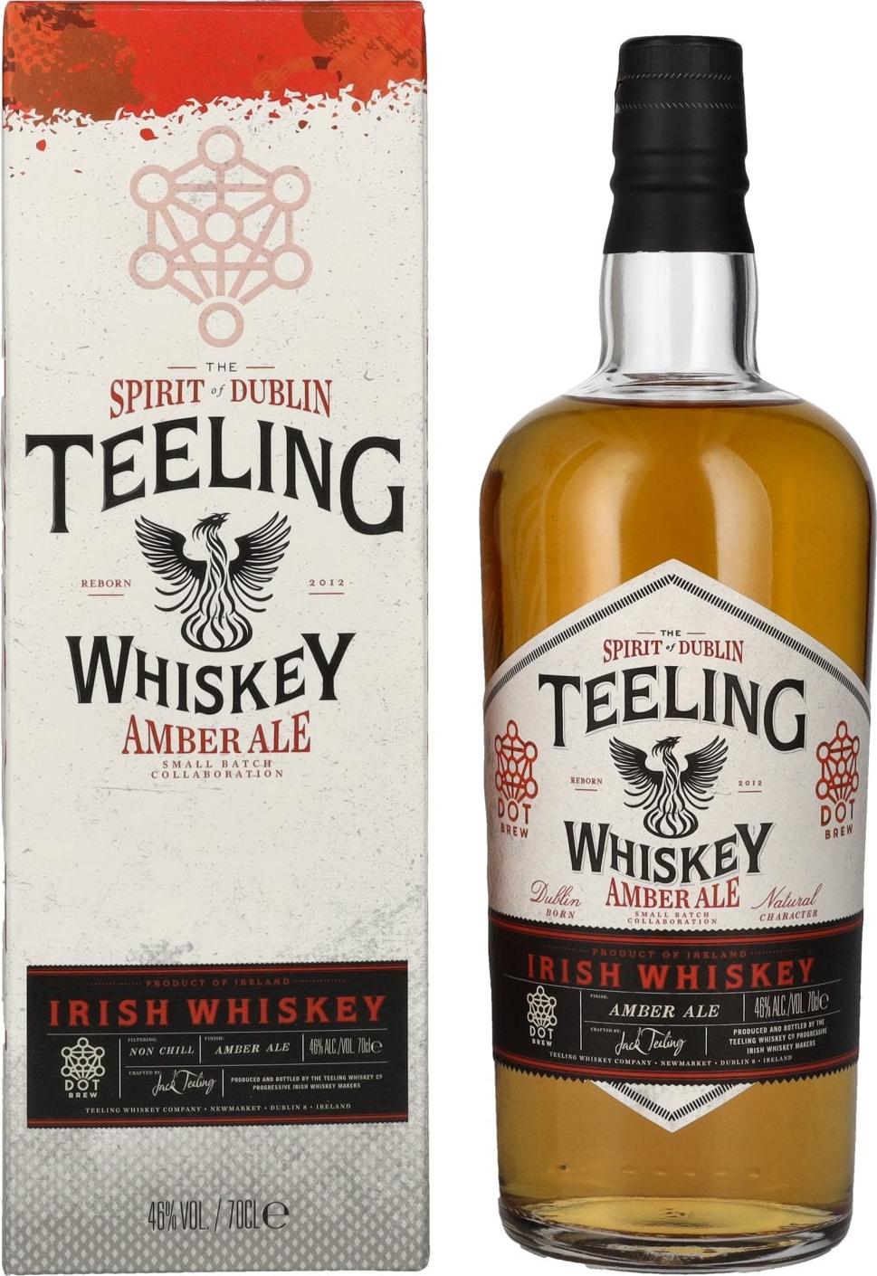 Teeling Whiskey Teeling AMBER ALE Small Batch Collaboration Irish Whiskey 46% Vol. 0,7l in Giftbox