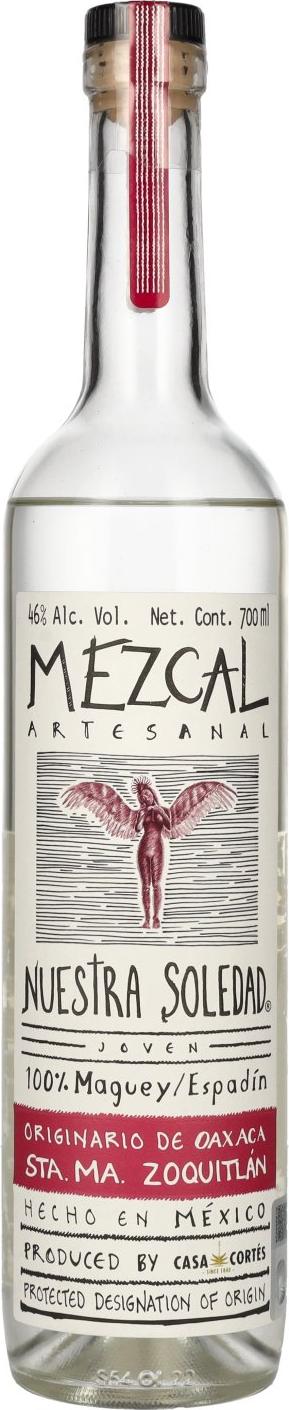 Nuestra Soledad Mezcal Joven Santa María Zoquitlán 46% Vol. 0,7l