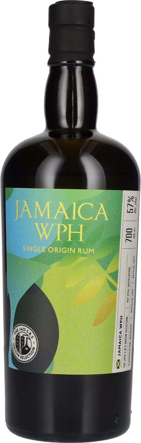 1423 S.B.S JAMAICA WPH Single Origin Rum 2022 57% Vol. 0,7l