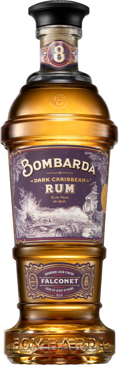 Bombarda FALCONET Dark Caribbean Rum 43% Vol. 0,7l