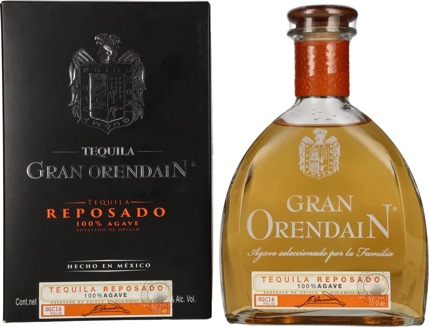 Orendain Tequila REPOSADO 38% Vol. 0,7l in Giftbox