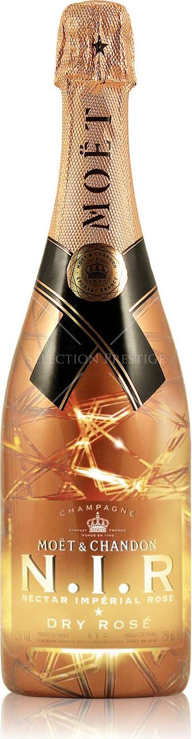 Moët & Chandon N.I.R. Dry Rosé Sec Luminous Edition Champagne 12% Vol. 0,75l