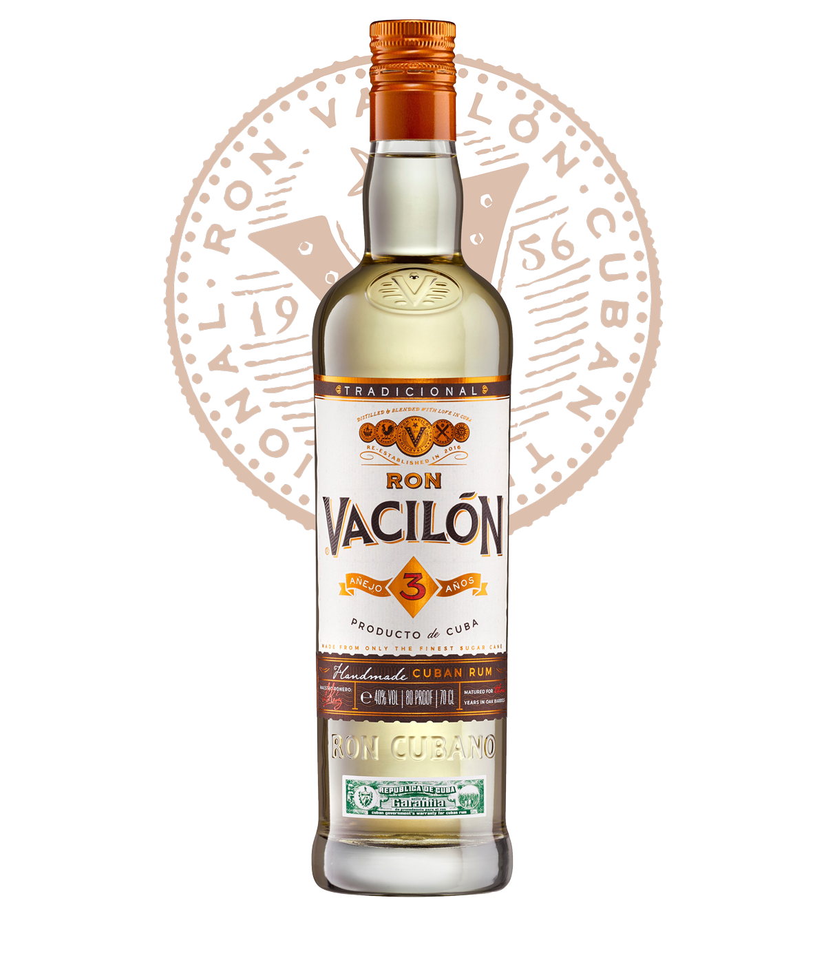 Ron Vacilón Añejo 5 Años 40% Vol. 0,7l