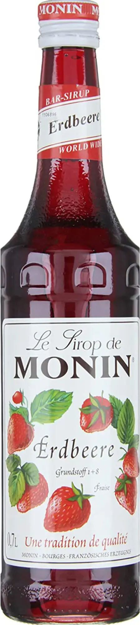 Le Sirop de MONIN STRAWBERRY Fraise 0,7l