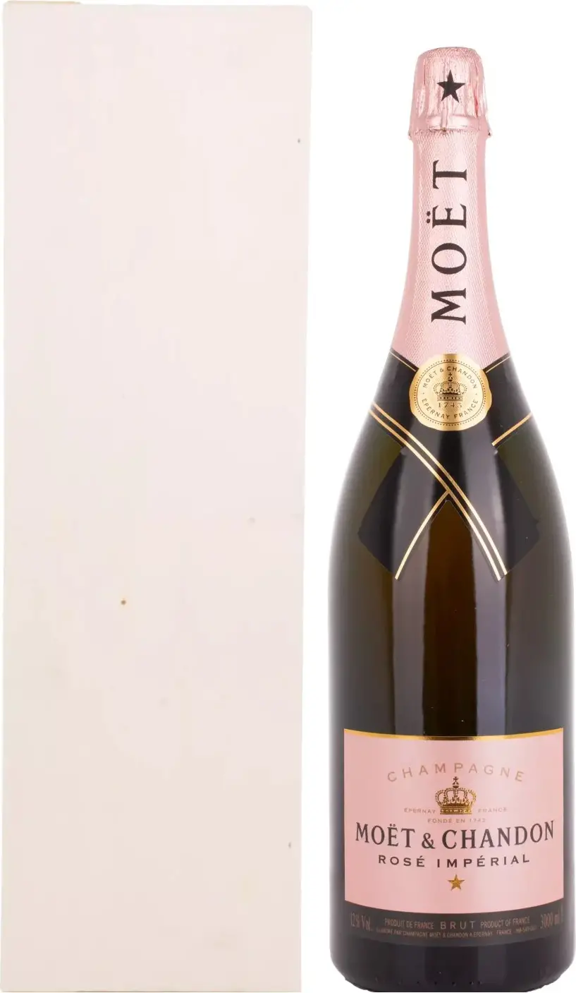 Moët & Chandon ROSÉ IMPÉRIAL Brut Champagne 12,5% Vol. 3l in OWC