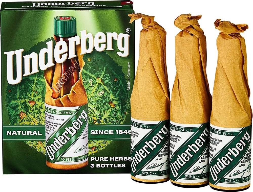 Underberg Natural Herbal Digestif 44% Vol. 3x0,02l