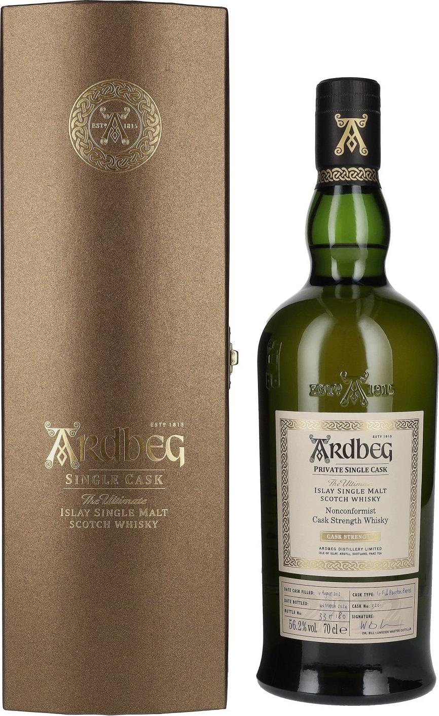 Ardbeg The Ultimate Private Single Cask No. 3201 56,2% Vol. 0,7l in Giftbox