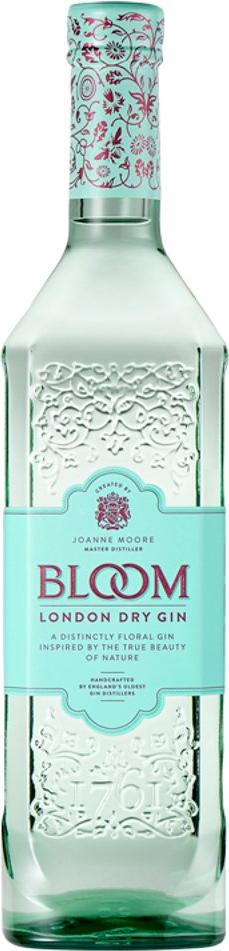 Bloom London Dry Gin 40% Vol. 0,7l