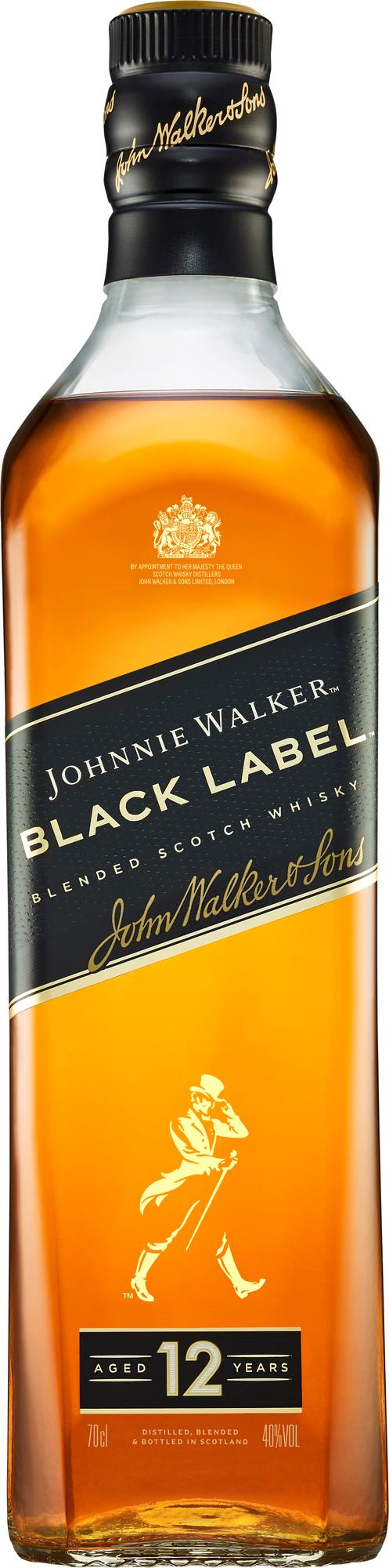 Johnnie Walker BLACK LABEL 12 Years 40% Vol. 0,7l
