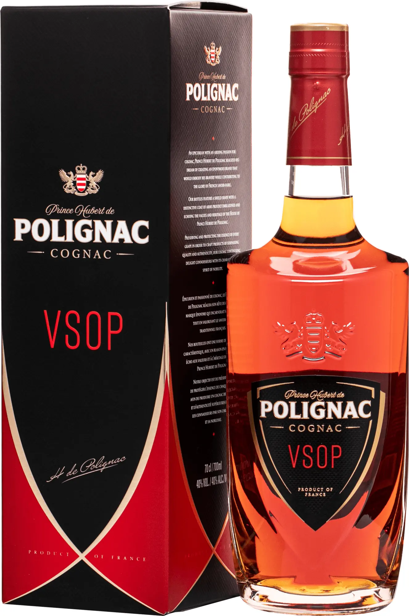 Polignac V.S.O.P Cognac 40% Vol. 0,7l in Giftbox