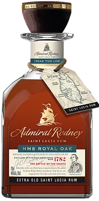 Admiral Rodney HMS ROYAL OAK Extra Old Saint Lucia Rum 40% Vol. 0,7l in Giftbox