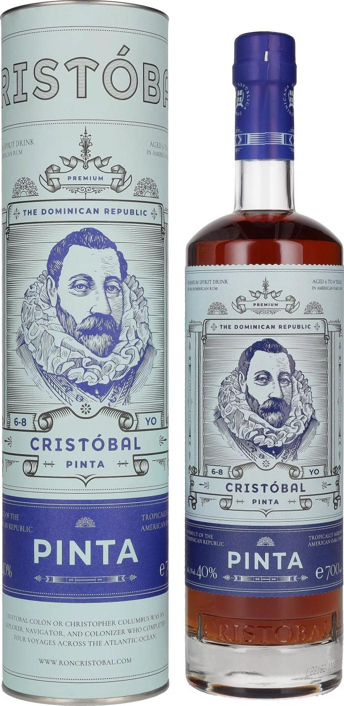 Ron Cristóbal PINTA 40% Vol. 0,7l in Giftbox
