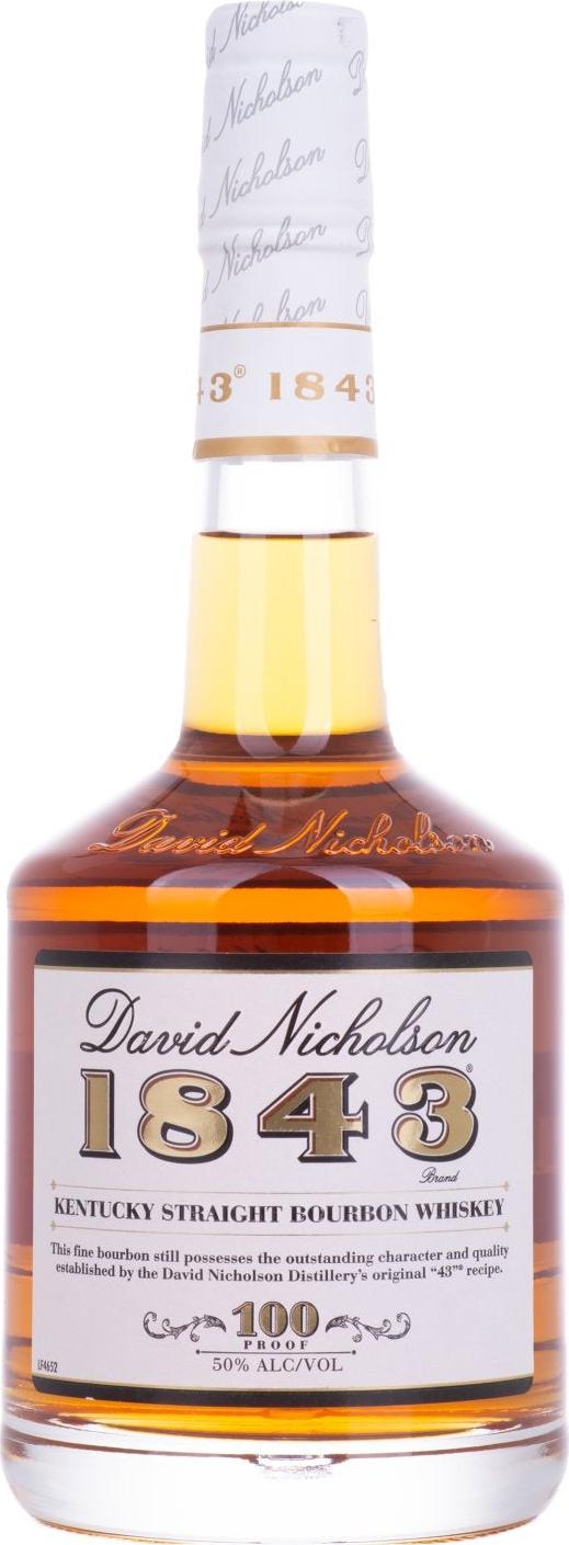 David Nicholson 1843 Kentucky Straight Bourbon Whiskey 50% Vol. 0,7l