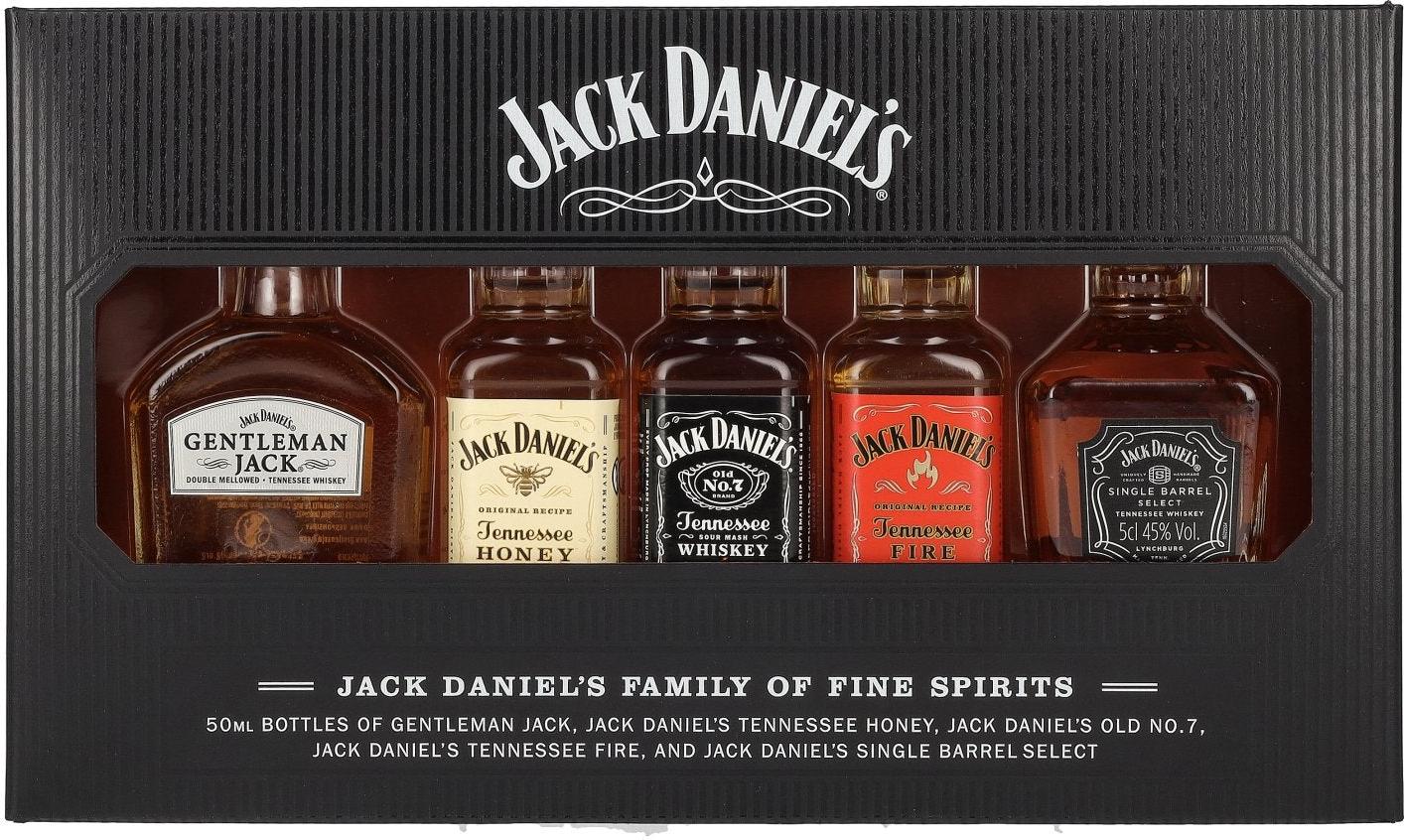 Jack Daniel's FAMILY OF FINE SPIRITS 5x0,05l