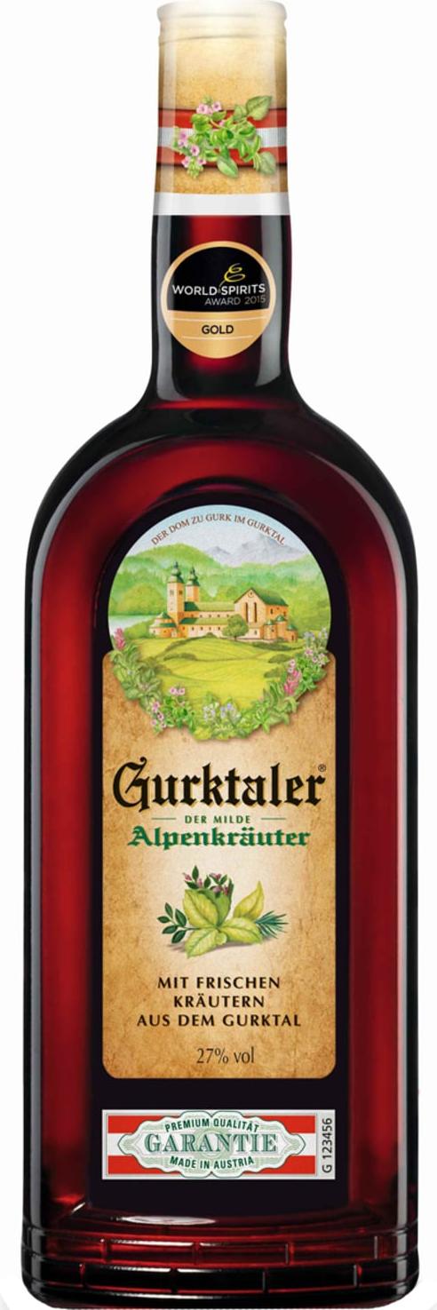 Gurktaler Alpine Herbs 27% Vol. 0,7l