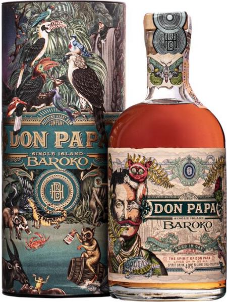 Don Papa BAROKO 40% Vol. 0,7l in Limited Giftbox