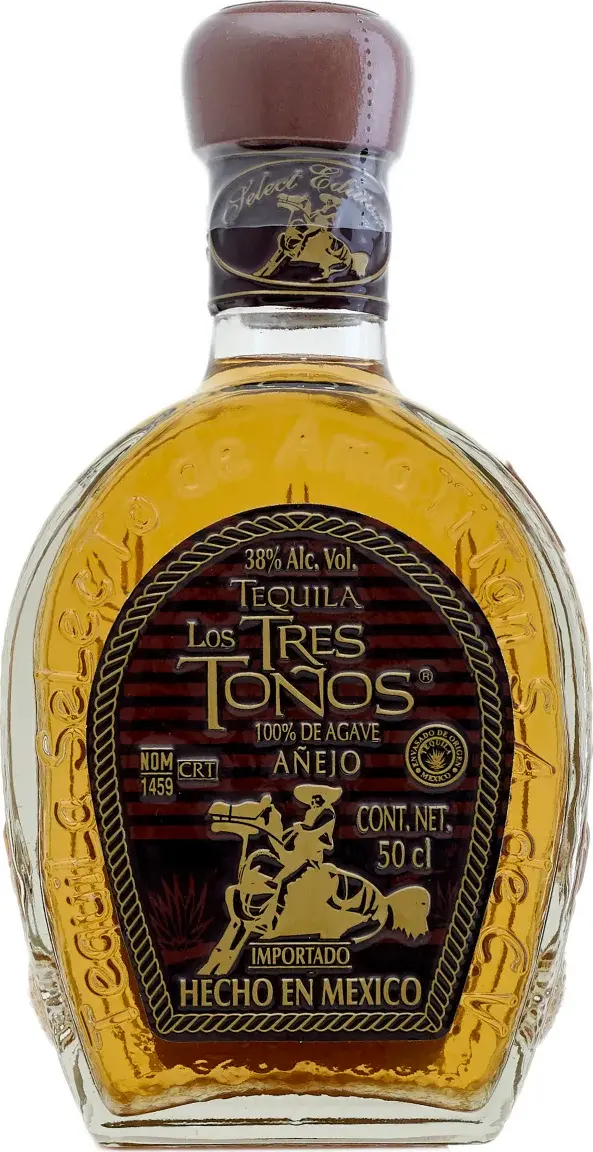 Los Tres Tonos AÑEJO Tequila 100% de Agave 38% Vol. 0,5l