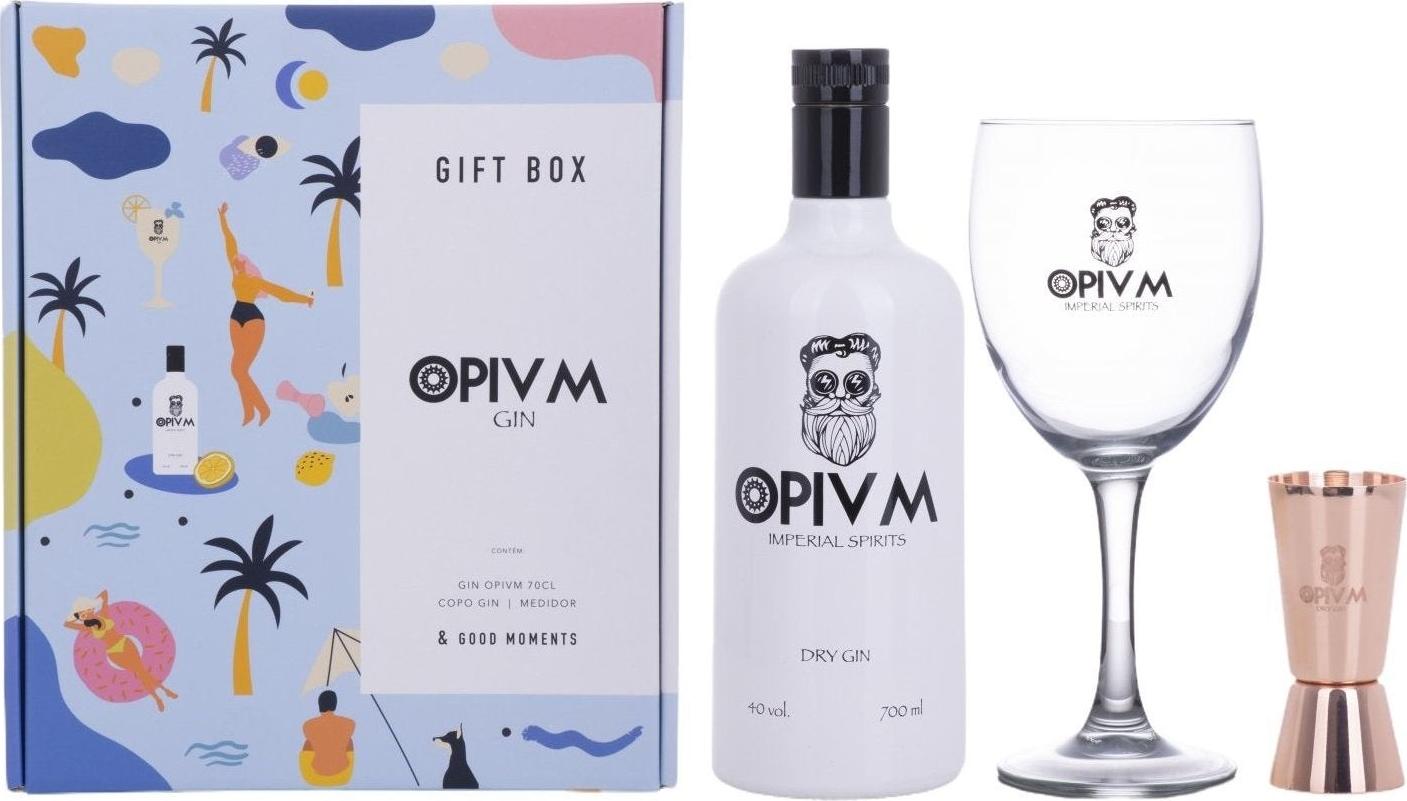 Opivm Imperial Spirits Dry Gin 40% Vol. 0,7l in Giftbox with glass & measuring cup