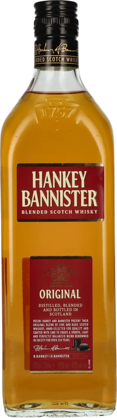 Hankey Bannister ORIGINAL Blended Scotch Whisky 40% Vol. 0,7l