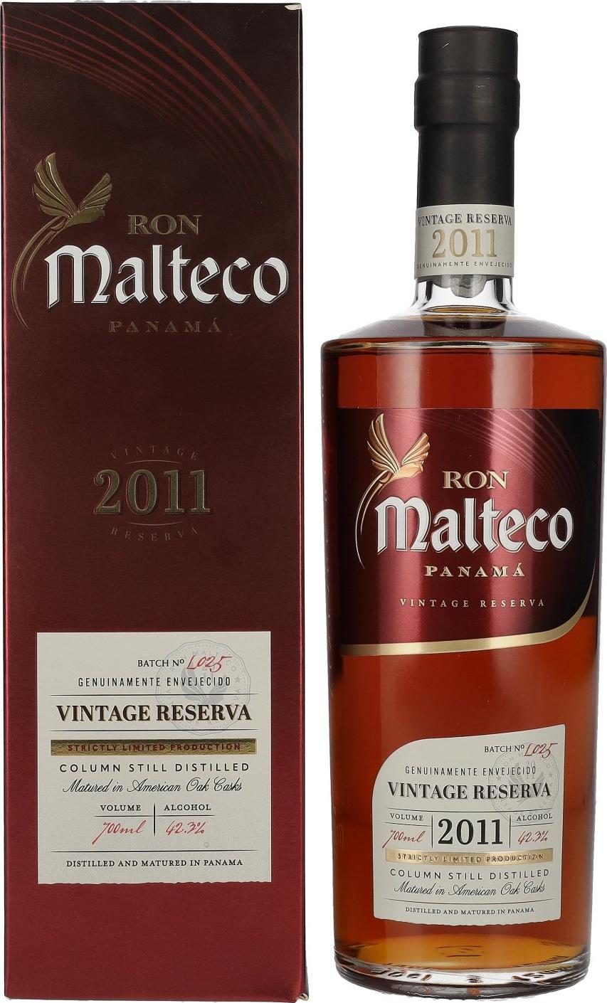 Ron Malteco Vintage Reserva Panamá 2011 42,3% Vol. 0,7l in Giftbox