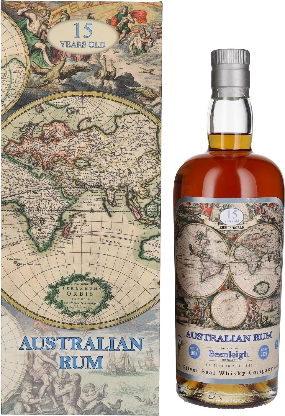 Silver Seal AUSTRALIAN Rum 15 Years Old 2007 65,2% Vol. 0,7l in Giftbox