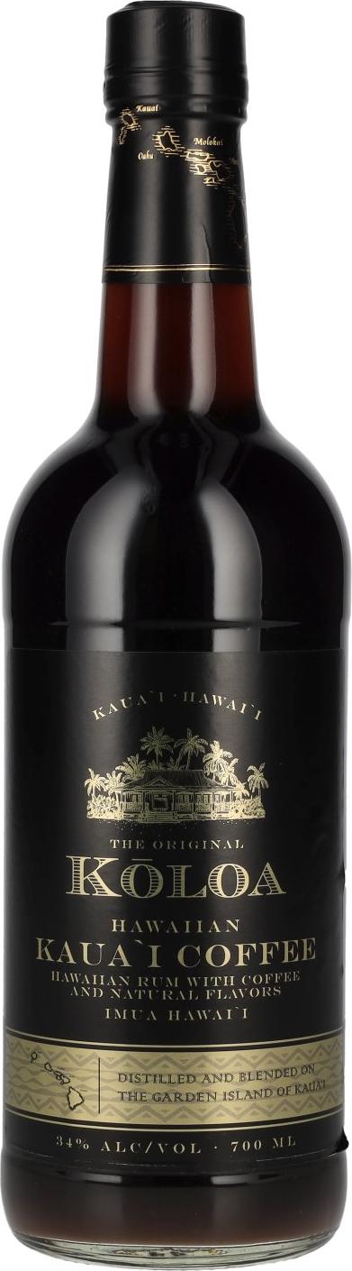 Kōloa The Original Kōloa Kauaʻi Coffee Hawaiian Rum 34% Vol. 0,7l