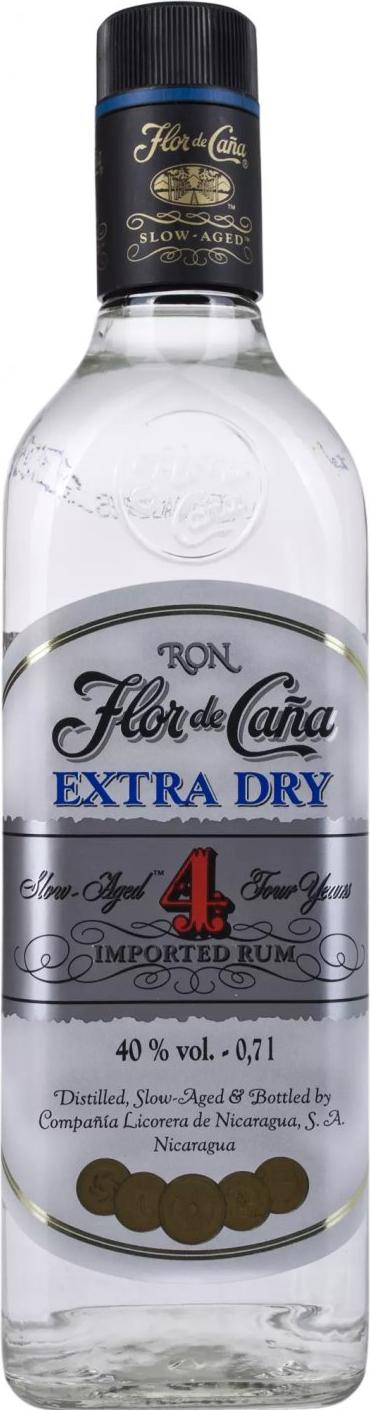 Flor de Caña Flor de Cana Extra Seco Reserva N° 4 40% Vol. 0,7l