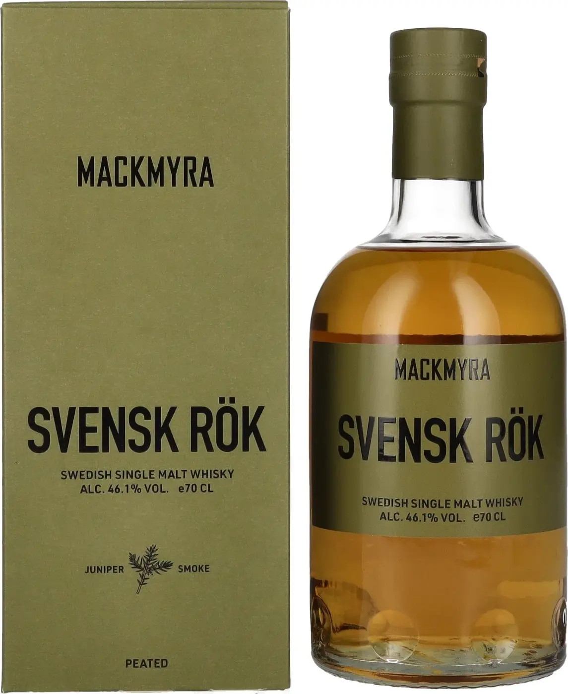 Mackmyra Svensk Rök Swedish Single Malt Whisky 46,1% Vol. 0,7l in Giftbox