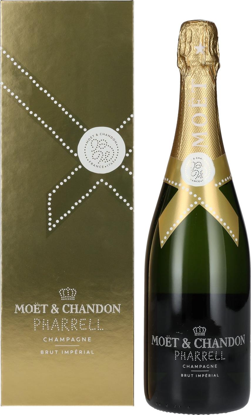 Moët & Chandon IMPÉRIAL Brut Pharrell Williams Gold Edition Champagne 12,5% Vol. 0,75l in Giftbox