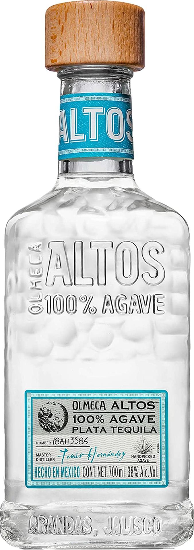 Olmeca Altos Tequila Plata 100% Agave 38% Vol. 0,7l