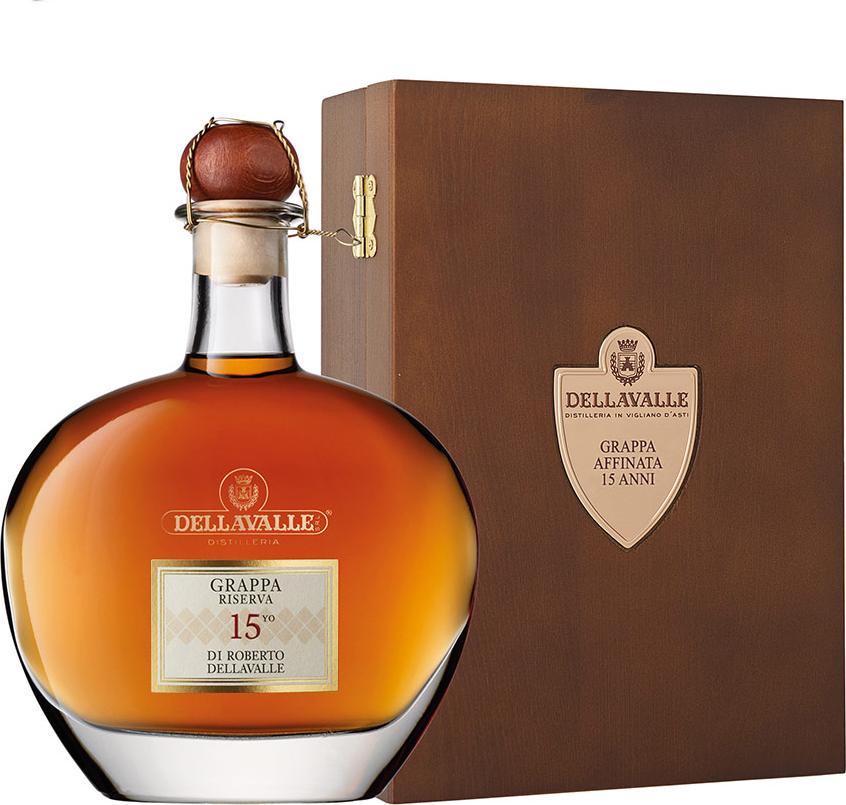 Dellavalle Grappa Reserva 15 ANNI di Roberto Dellavalle 42% Vol. 0,7l in Giftbox