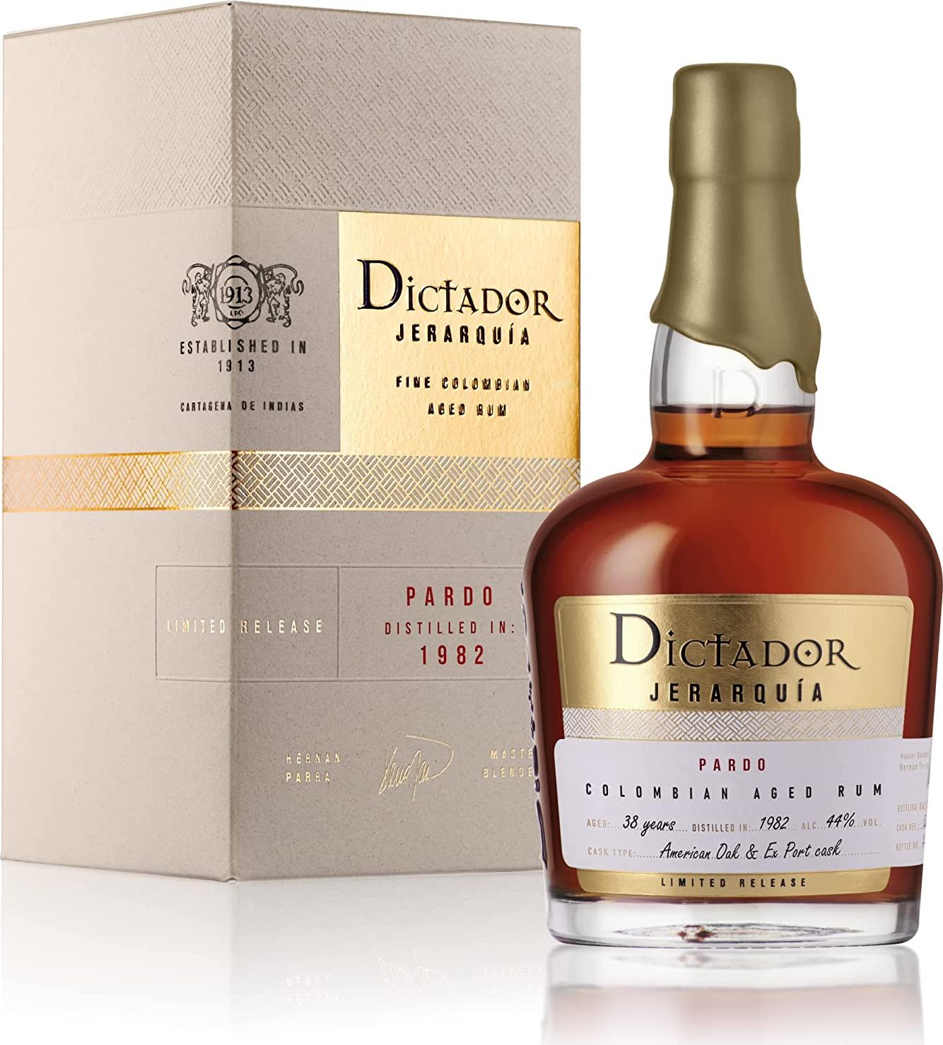 Dictador JERARQUÍA PARDO 38YO 1982 44%