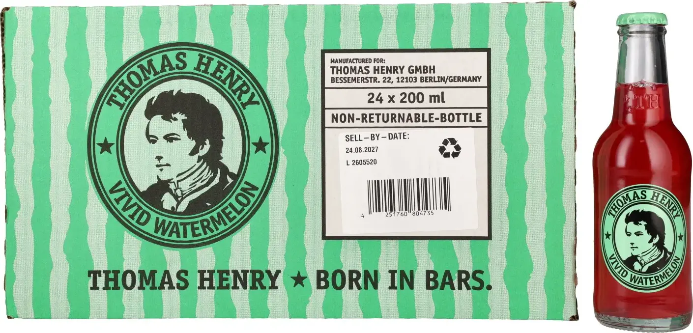 Thomas Henry Vivid Watermelon Tonic Water 24x0,2l
